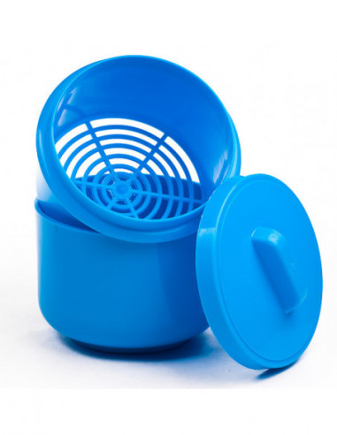 POSTIDENT VASO RECIPIEN AZUL